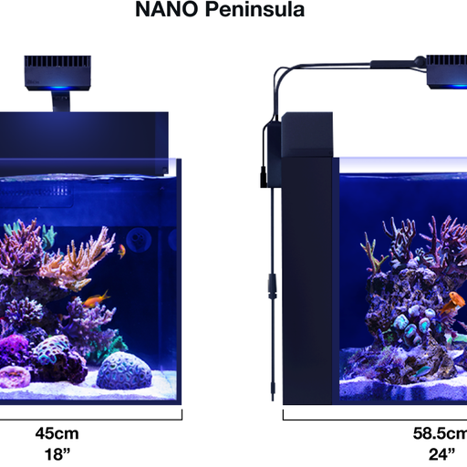 Red Sea Max Nano Peninsula with ReefLED50 Excluding Cabinet