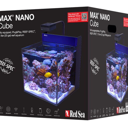 Red Sea Max Nano with ReefLED50 - Black Cabinet