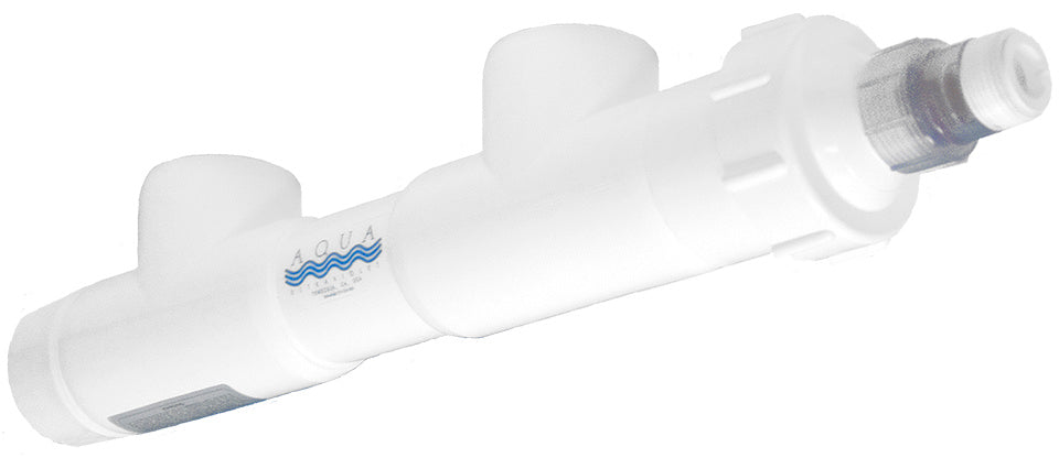 Aqua UV Classic 25 Watt Unit, 2" Inlet/Outlet, White