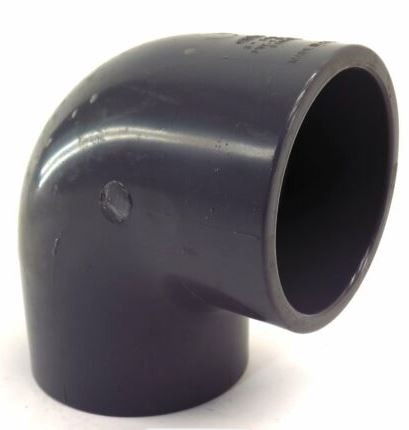 Schedule 40 2" Slip/Slip PVC 90 Degree Elbow