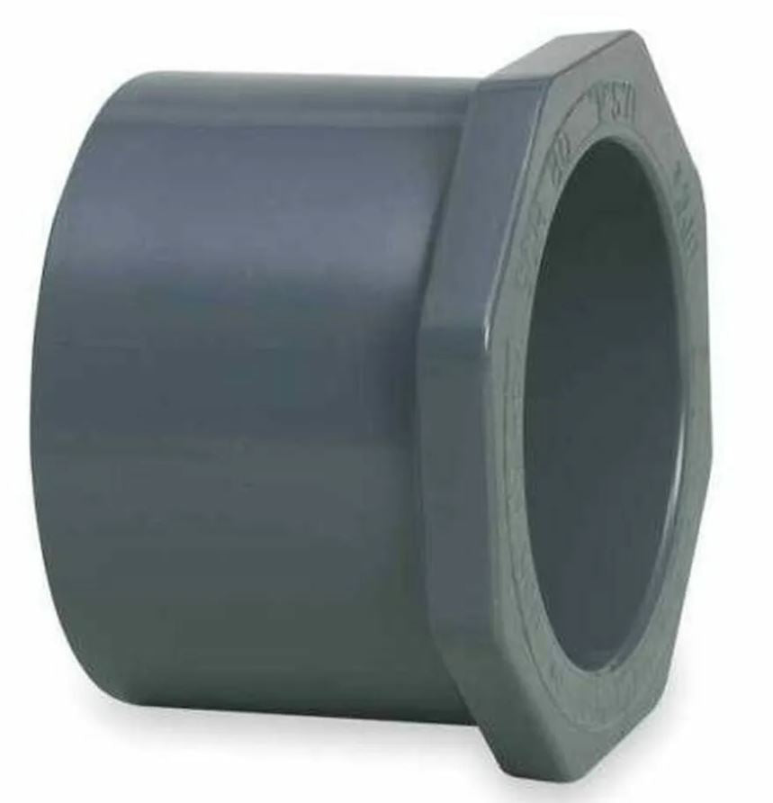 SCH80 PVC Reducer Bushing SPG/Slip 3" x 2"